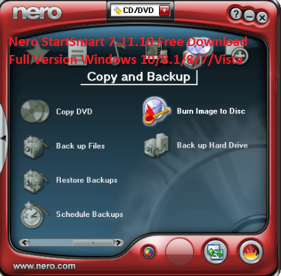 Nero for windows 7 free
